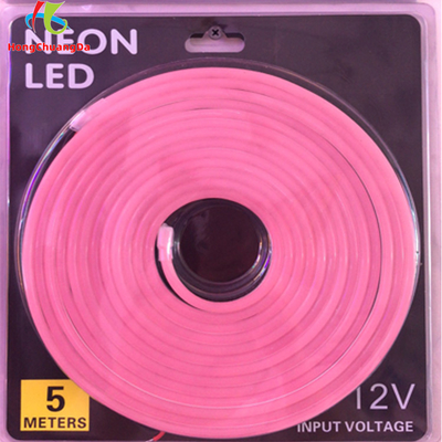 12v নমনীয় LED স্ট্রিপ লাইট 2.5cm 1cm কাটেবল নিয়ন রোপ লাইট