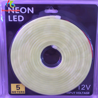 10W সিঙ্গেল সাইড সিলিকন LED নিয়ন ফ্লেক্স লাইট লিনিয়ার ব্যাক প্রতি রোল 5m