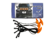 4PCS সেট অ্যাম্বার কার LED গ্রিল লাইট Rav4 Led Fog ড্রাইভিং লাইট স্মোক লেন্সের জন্য